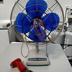 昭和レトロ扇風機とドライヤー