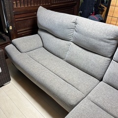 取引中  カウチソファ3人掛け(美品)の画像