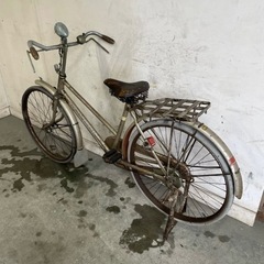367★岐阜発　△MARUISHI HIGHWAY/丸石自転車/昭和レトロ/自転車/ビンテージ/ロッドブレーキ/サビ有り/防犯有り/現状品　R5.3/23★の画像