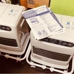 (お取置き中)ファンヒーター2台➕保管ケースなど