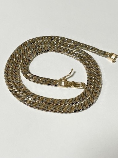 美品　K18/Pt850 6面Wコンビ喜平ネックレス　50g 50cm 270,000円