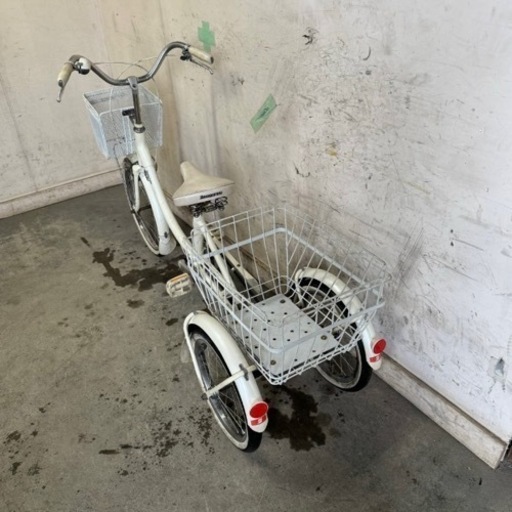 371★岐阜発　△BRIDGESTONE△WAGON/ブリジストン/大人用三輪自転車/変速無し/走行確認/防犯有り/スイング無し/現状品　R6.1/10★