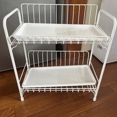 一人暮らし用水切り食器棚