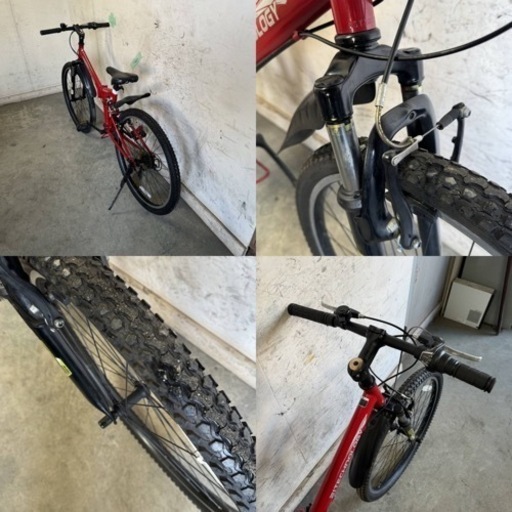 373□岐阜発　△ 21 TECHNOLOGY / 折りたたみ / マウンテンバイク / 6段変速 / 26インチ / 走行確認 / 6速が入りません / 現状品　R6.1/9□