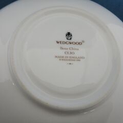 ウェッジウッド クリオ ティーカップ＆ソーサー 金彩 ホワイト WEDGWOOD CLIO 札幌 西岡店の画像