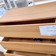 ★ジモティ割あり★  チェスト ナチュラルブラウン H60×D40×W73 クリーニング済み MT1373の画像