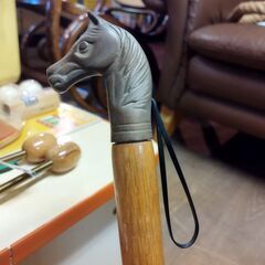 真鍮 靴べら くつべら シューホーン アンティーク 馬グッズ　/HJ-0148 2F北の画像