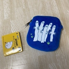 【新品・未使用】ムーミン ★ ダイカットミニポーチ　ニョロニョロの画像