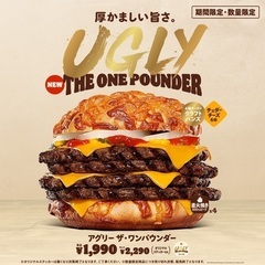 バーガーキング・アグリー・ザ・ワンパウンダー挑戦！少食の方でも大丈夫