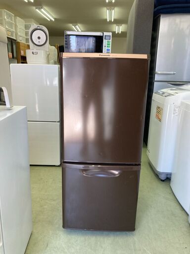 【リサイクルショップ　ピカソ　小松原】パナソニック Panasonic 2ドア138L 右開き 冷蔵庫 2015年製 NR-B147W★8253★