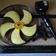 美品 山善 YAMAZEN 産業用 ファン 業務用 工業用扇風機 45cm DCモーター工場扇 (室内しか使いませんでした)の画像