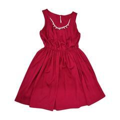 🎀【美品】パーティードレス 赤 レッド お呼ばれ🎀の画像