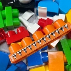 収納バッグ付き！メガブロック 173ピース(トーマス入り)の画像