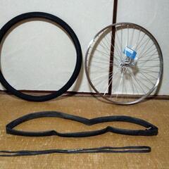 自転車(一般車) 24  前輪 ホイールタイヤセット新品未使用