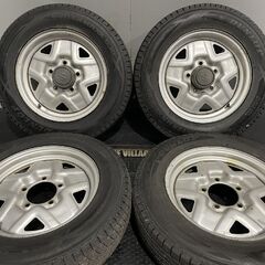 【DL SJ8+ 175/80R16】スタッドレス【SUZUKI ジムニー 純正スチールホイール 16インチ 4本 5J5HPCD139.7+22】　(MTA711)クレジットカード QRコード決済可能