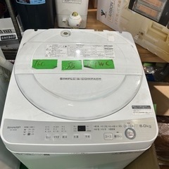 早い者勝ち大セール‼️‼️＋ご来店時、ガン×2お値引き‼️SHARP(シャープ) 2018年製 6.0kg 洗濯機🎉