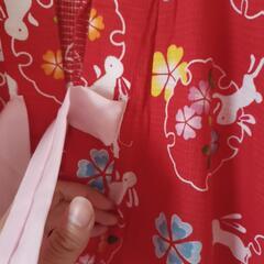 子供130 浴衣 ウサギの画像