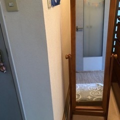 姿見   鏡  ミラースタンド キャスター付き
