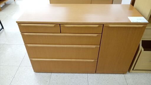 ★ジモティ割あり★  チェスト ナチュラル H74×D46×W117 クリーニング済み TJ6128