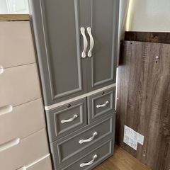 収納家具、ベビータンス、キャビネット、子供部屋、子供タンスの画像
