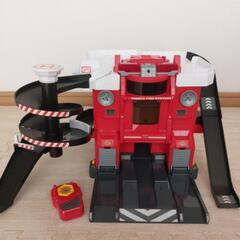 トミカ ファイヤーステーション 消防署 消防車の画像