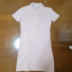 【LACOSTE】　ワンピース　ラコステ　ミニ丈　ポロワンピ　