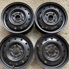 スズキ純正スチールホイール13インチ エブリィワゴン新車外し