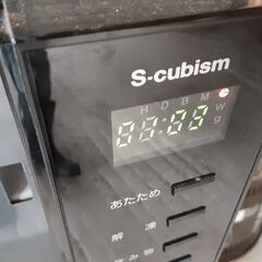 ☆値下げ　中古　電子レンジ　ブラック　2019年　の画像