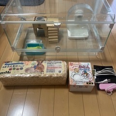 ハムスター　ゲージ　ハビんぐグラスハーモニー　600Plus