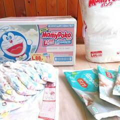 ベビーおむつ マミーポコ Lサイズ パンツ 142枚 新品・未使用の画像