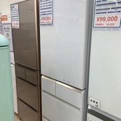 Panasonic（パナソニック）5ドア冷蔵庫　NR-E413PV-Wのご紹介です。