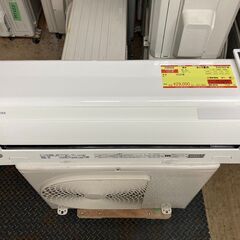 K05322　中古エアコン 東芝 2020年製 主に6畳用 冷房能力 2.2KW / 暖房能力 2.2KW