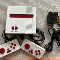 ファミコン互換機&ソフト17本セットの画像