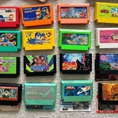 ファミコン互換機&ソフト17本セットの画像