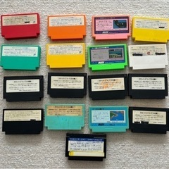 ファミコン互換機&ソフト17本セットの画像