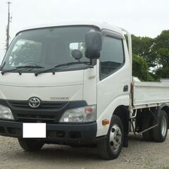 H25　トヨエース　２ｔ平ボディ　リヤＷタイヤ　ＡMチューナー　...