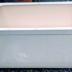 ◆中古◆浴槽◆INAX◆1200サイズ◆公団用 据え置きタイプ◆1方全エプロン(前)◆右排水◆和洋折衷タイプ◆色：ミスティアイボリー◆