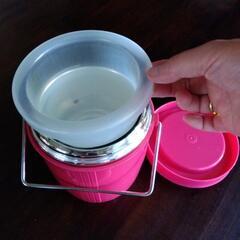 お盆に処分しようかと思っています!レトロなTIGERのアイスペールの画像