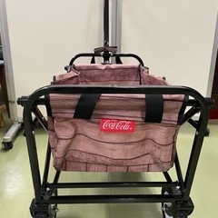 コカコーラキャリーワゴン　アウトドアー折りたためてスッキリ収納
