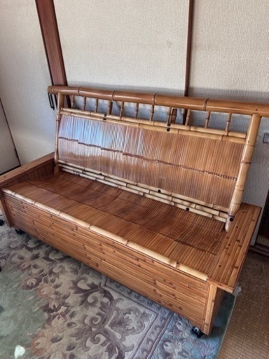 竹素材ソファ家具