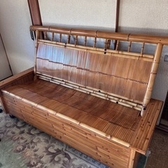 竹素材ソファ家具