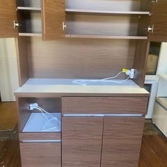 福岡市内配送無料　120オープンボード　　食器棚