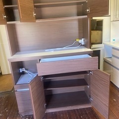 福岡市内配送無料　120オープンボード　　食器棚