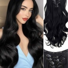 新品付け髪　ブラック　未使用