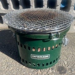 決まりました■CAPTAIN STAG 炭焼き名人 万能七輪(水冷式)