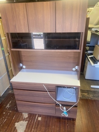 福岡市内配送無料　家具　食器棚　キッチンボード　120cm