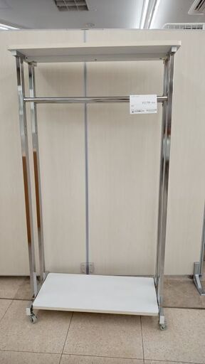 ★ジモティ割あり★  ハンガーラック シルバー H167×D40×W89 クリーニング済み TJ6135