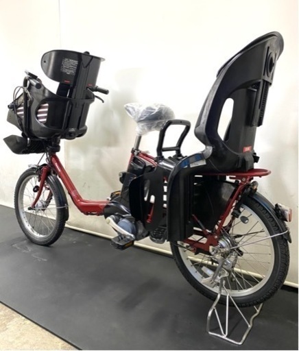 1都4県全域送料無料　業界最長12ヶ月保証　電動アシスト自転車　パナソニック　ギュットミニ　20インチ 子供乗せ　赤色