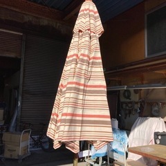 未使用品　　パラソル×パラソルベース　　お買い得品の画像