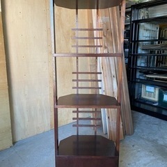 ①飾り棚 木製 家具 収納家具 本棚